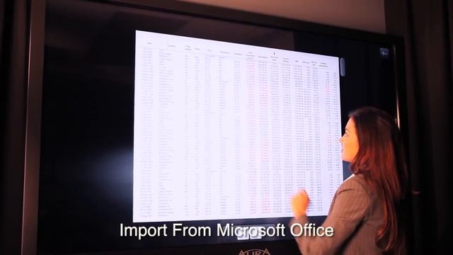 Aura 80" Portable Multi-Touch System Featuring Maestro Presentation App смотреть онлайн