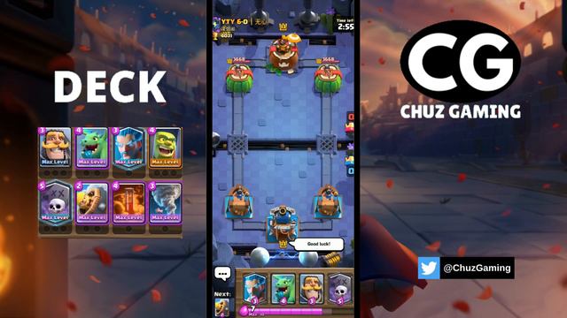 Playing Ladder With The Best Graveyard Deck | Clash Royale смотреть онлайн