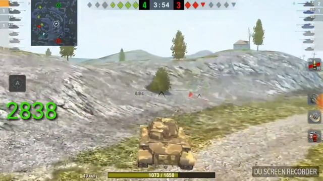 Лучший бой недели на М46 Patton с мастером [WoT Blitz] вот блиц