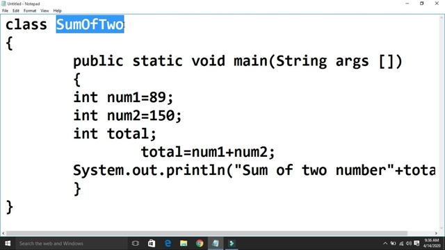 Sum Of Two Numbers in java By AHmeD_RajpOoT (Urdu-Hindi) смотреть онлайн