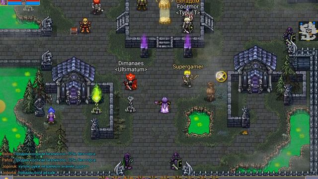 Продолжаю исследовать Warspear online. Сменил сервер где много народу, как посоветовали. смотреть онлайн