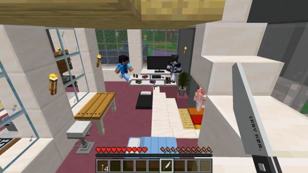 Minecraft but if APHMAU SCARY his FRIENDS, She WIN in Minecraft! - Parody Story(Ein,Aaron and KC)