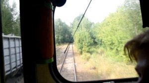 Тепловоз ТГМ6а-2023. Поездка в кабине тепловоза.