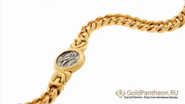 Золотой браслет со старинной монетой Bvlgari 15745 смотреть онлайн