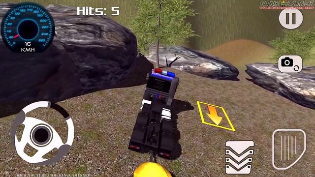 Offroad Tow Truck Pulling Failed Vehicles - US Police Towing Rescue Simulator - Android GamePlay смотреть онлайн