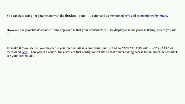 How do I pass environment variables to Docker containers? смотреть онлайн
