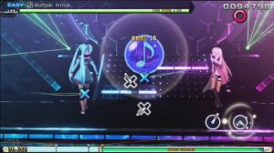 Hatsune Miku:  Project DIVA Future Tone - Akatsuki Arrival (Gameplay. Easy)