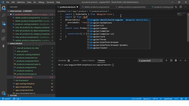 Angular CRUD with Web API Tutorial Part #9 - Service For Feature Module смотреть онлайн
