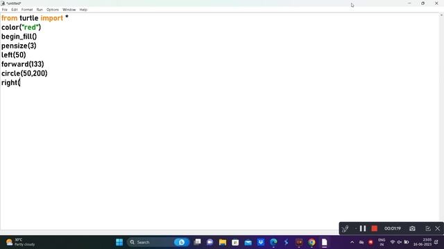 How to make heart in python turtle by using code смотреть онлайн
