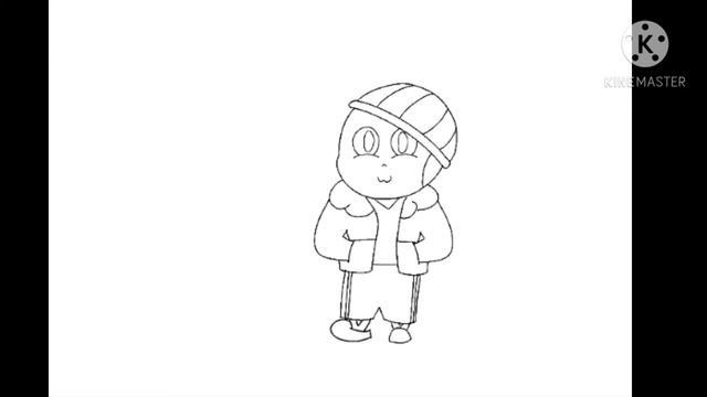 Drawing my undertale AU's sans! смотреть онлайн