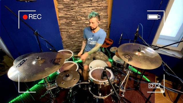 🥁Pendulum - Self vs self (Feat. In Flames) - запись барабанов, драмкавер версии KJ Sawka смотреть онлайн