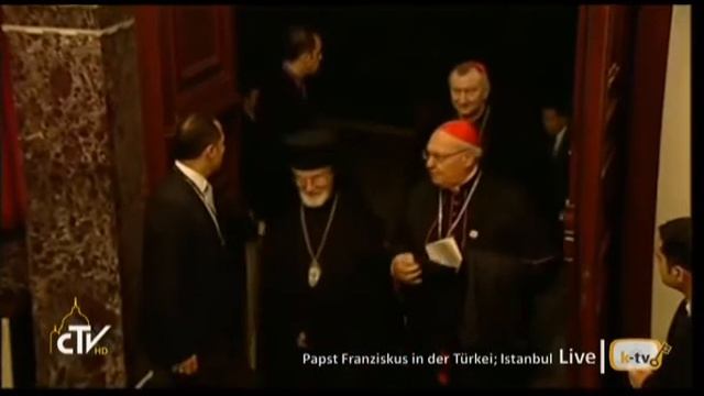 Auf Einladung von Patriarch Bartholomaios reist Papst Franziskus nach Konstantinopel смотреть онлайн
