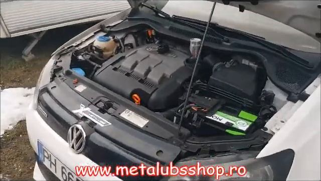 Volkswagen Polo tratat la motor Metalubs X Protect смотреть онлайн
