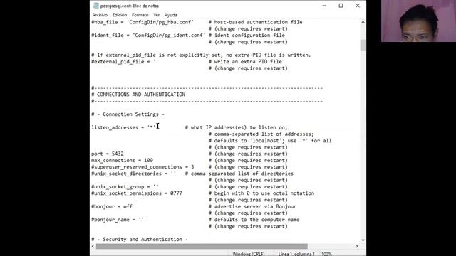 instalación-implementacion-administración y configuración remota(cliente servidor)postgreSQL смотреть онлайн