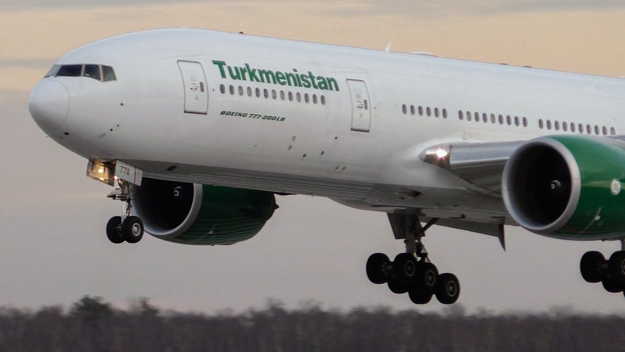 Туркменский ГИГАНТ. Turkmenistan Airlines Boeing 777-22K(LR)  EZ-A778 @Russpotter