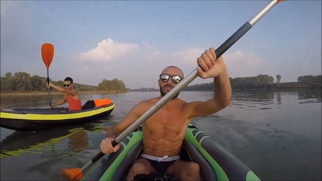Le avventure di Pizza nel Po - POrta a POrta con Davide [KAYAK INTEX CHALLENGER K1] смотреть онлайн