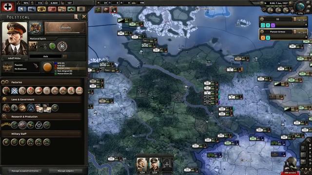 Let's Play Hearts of Iron IV TfV - Black ICE Germany 04 смотреть онлайн