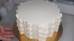 Украшаю торт кремом Две насадки и Крем чиз