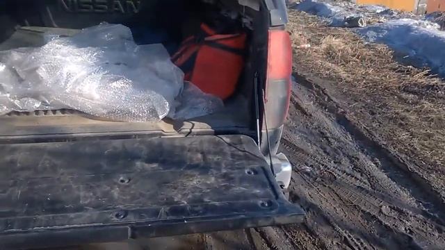 Амортизатор заднего борта Ниссан Навара. Strut back Nissan Navara D40 смотреть онлайн