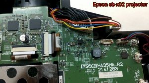 Epson  eb-X02 projector repair,temp and lamp error , error led flashing , problem is Temp and lamp