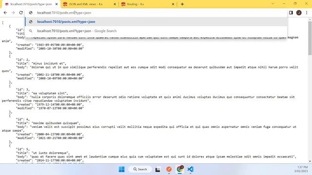 CakePHP 4 - JSON and XML views смотреть онлайн