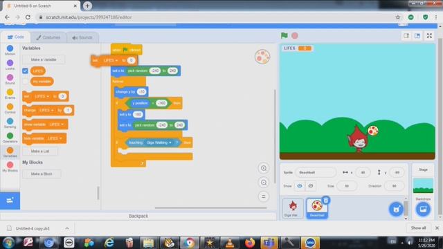 Scratch - Dodge the ball - Easy Game смотреть онлайн