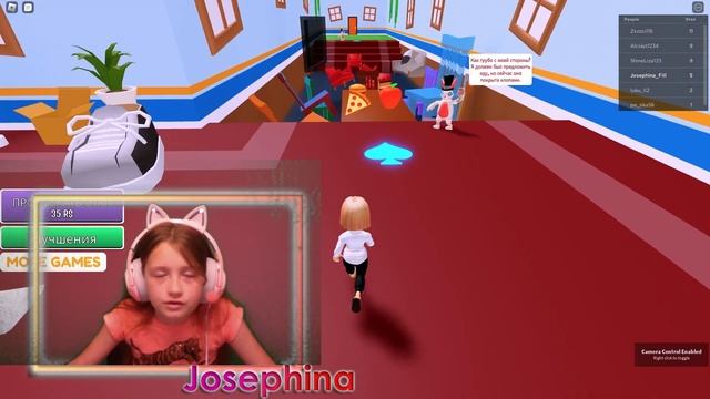 Roblox новые игры - обзор игры Алиса в зазеркалье - стрим Жозефины! смотреть онлайн