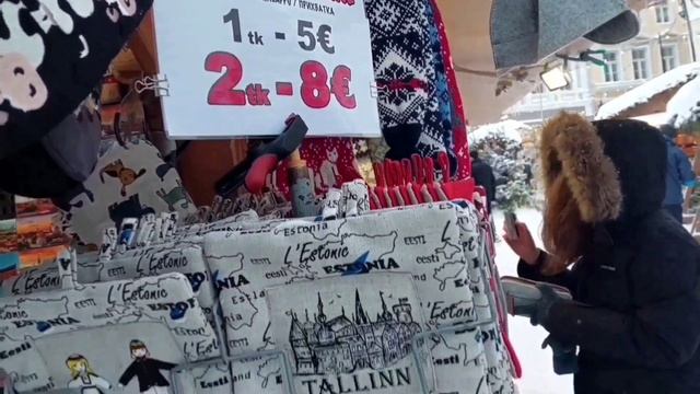 238.Рождественская ярмарка в Таллине.Праздничные товары,ожидание праздника.#GALINAEstonia смотреть онлайн