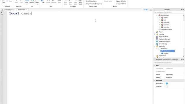 How to Create a Start Screen with a Play Button in Roblox смотреть онлайн