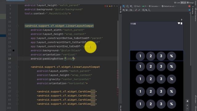 How to make a Simple Calculator in Android Studio | Part 1 | Android Development Tutorial 2022 смотреть онлайн