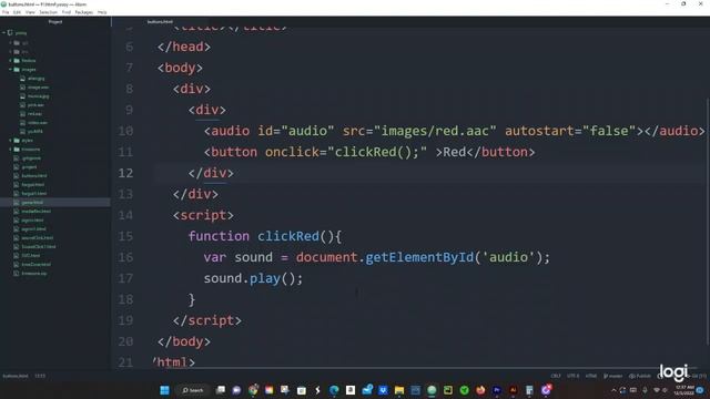 How to add Audio to Buttons with HTML, CSS and JavaScript смотреть онлайн