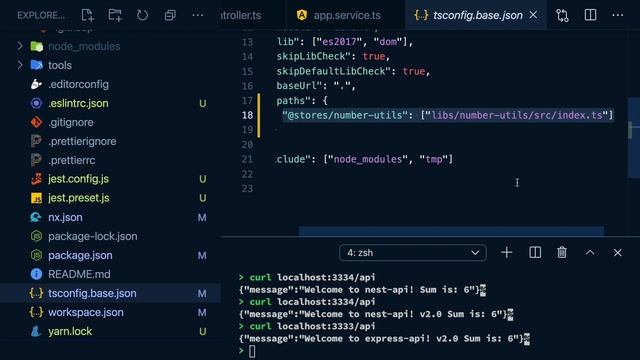 Scale your Node service development with Nx смотреть онлайн