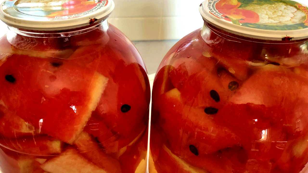 АРБУЗЫ НА ЗИМУ🍉С ЛИМОНКОЙ! Консервированные В Банках!🔥Ольгины Рецепты. смотреть онлайн