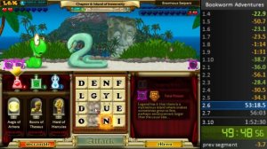 Bookworm Adventures Deluxe (Windows / 2006) Adventure mode speedrun in 1:38:56 [Obsolete: see desc]