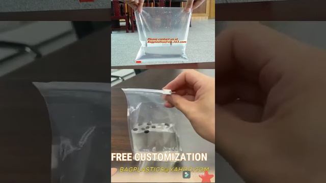 Slider Bag Pack Eva Bag, DrawString Frosted Eva Bag,Matte Waterproof Slider Zip Lock Documents Bags