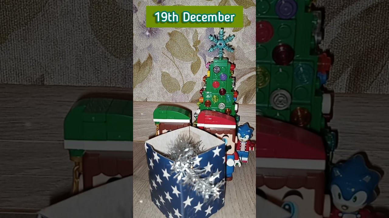 My Christmas & New Year Advent Calendar mini surprises by Lego Super Mario & Luigi. Day 19 #shorts смотреть онлайн