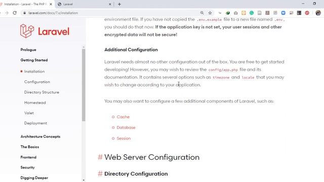 ۲- تنظیمات محیط لاراول و نشان دادن اولین صفحه در لاراول смотреть онлайн