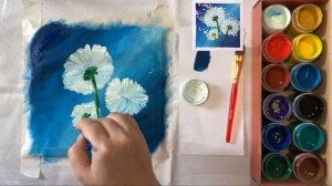 Очень простой рисунок гуашью