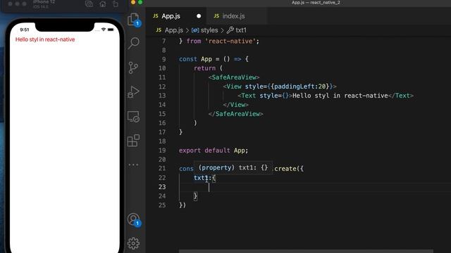 How to style in react native app смотреть онлайн