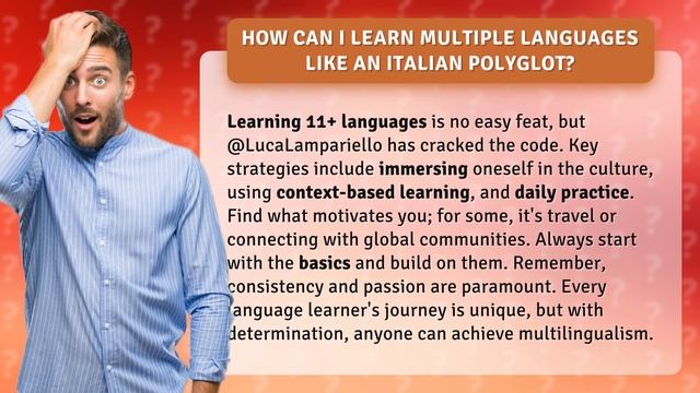 How Can I Learn Multiple Languages Like an Italian Polyglot? смотреть онлайн