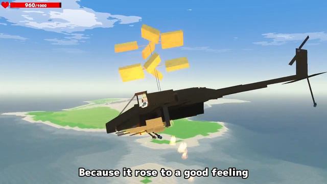 Primitierで改良型戦闘ヘリ（アパッチ）作ってミサイル発射してみた смотреть онлайн