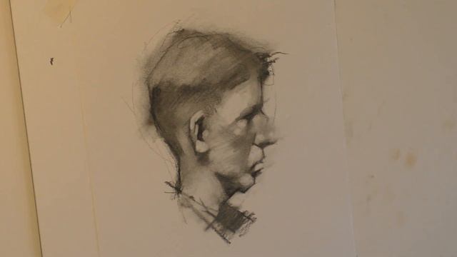 Charcoal Sketch in Profile смотреть онлайн