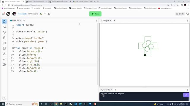 Python Turtle Lesson 5 смотреть онлайн