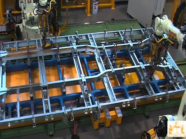 Контатная сварка рамы прицепа смотреть онлайн