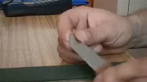 Ручная заточка ножа. Простое выставление угла при ручной заточке  ножа