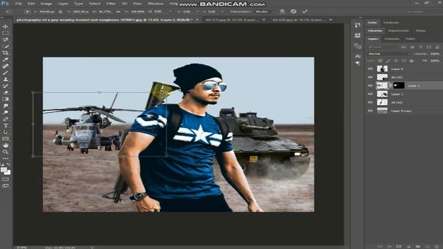 How To Edit A Movie Poster Tiger Zinda Ha Returns Photoshop CC 2015.5 Tutorial смотреть онлайн