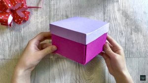 КАК СДЕЛАТЬ КОРОБОЧКУ ДЛЯ ПОДАРКА из КАРТОНА Своими руками