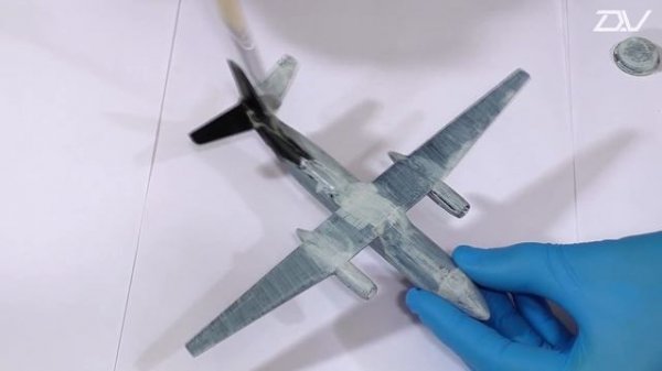 АН-24, Полная сборка модели, 1\144