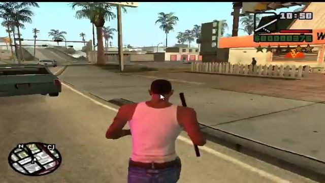GTA San Andreas Начало игры Обзор . Играть смотреть онлайн