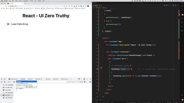 React UI Troublesome Zero Truthy смотреть онлайн